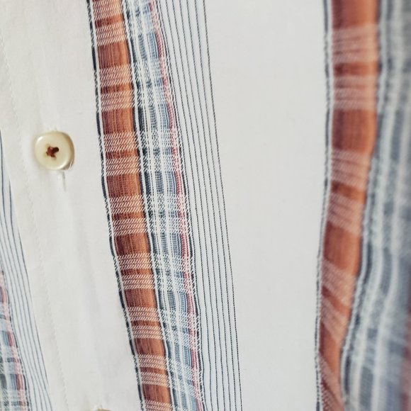 Tommy Bahama Long Sleeve Cotton Silk Dress Shirt XL - Picture 6 of 6